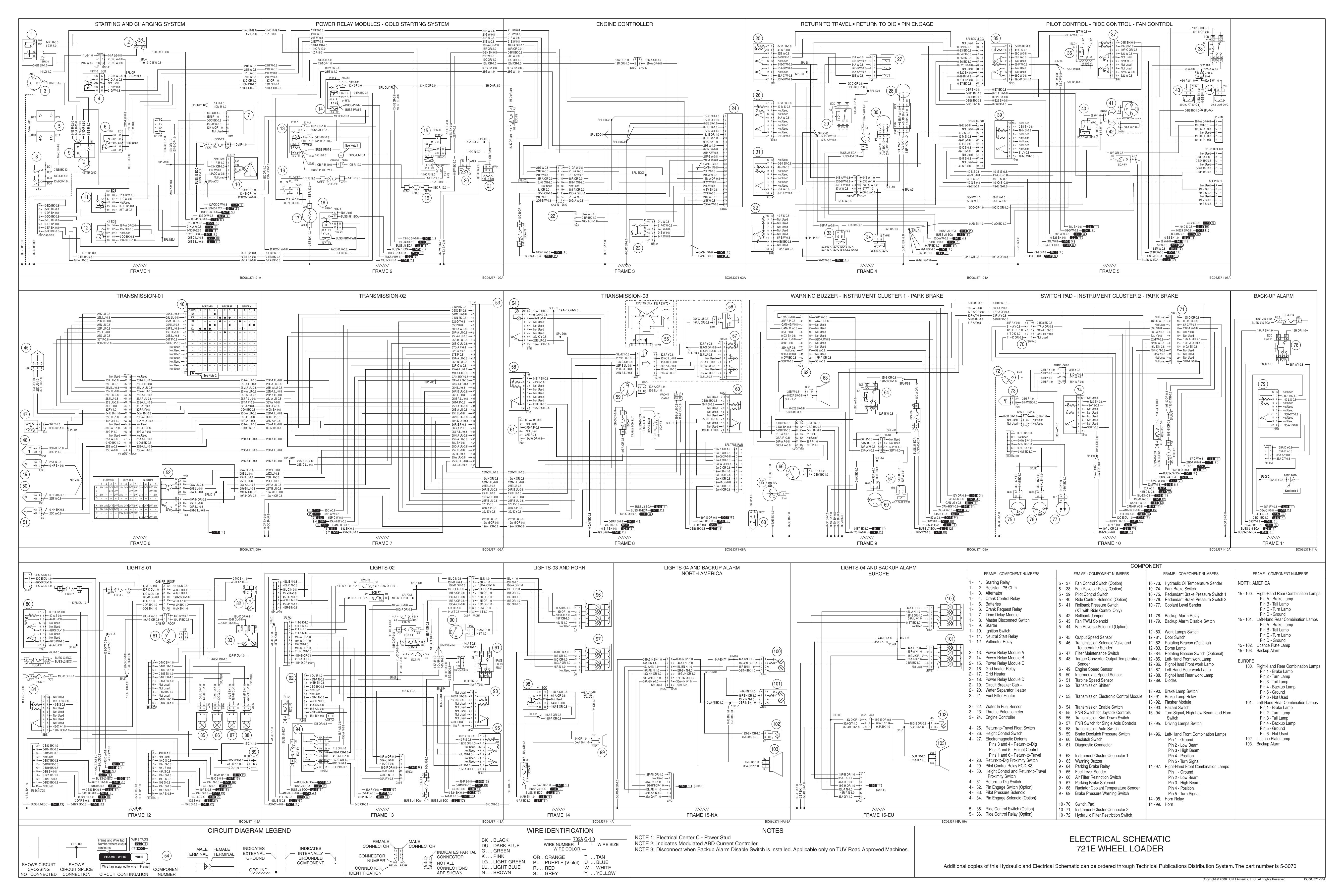 721E wiring Tier 2 Electrical Schematic Hydraulic Schematic